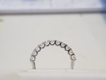 0.60 Carat Tw. diamond wedding band white gold ring