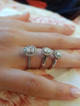 oval diamond Engagement Rings